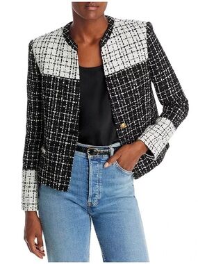 Alice & Olivia tweed evening blazer